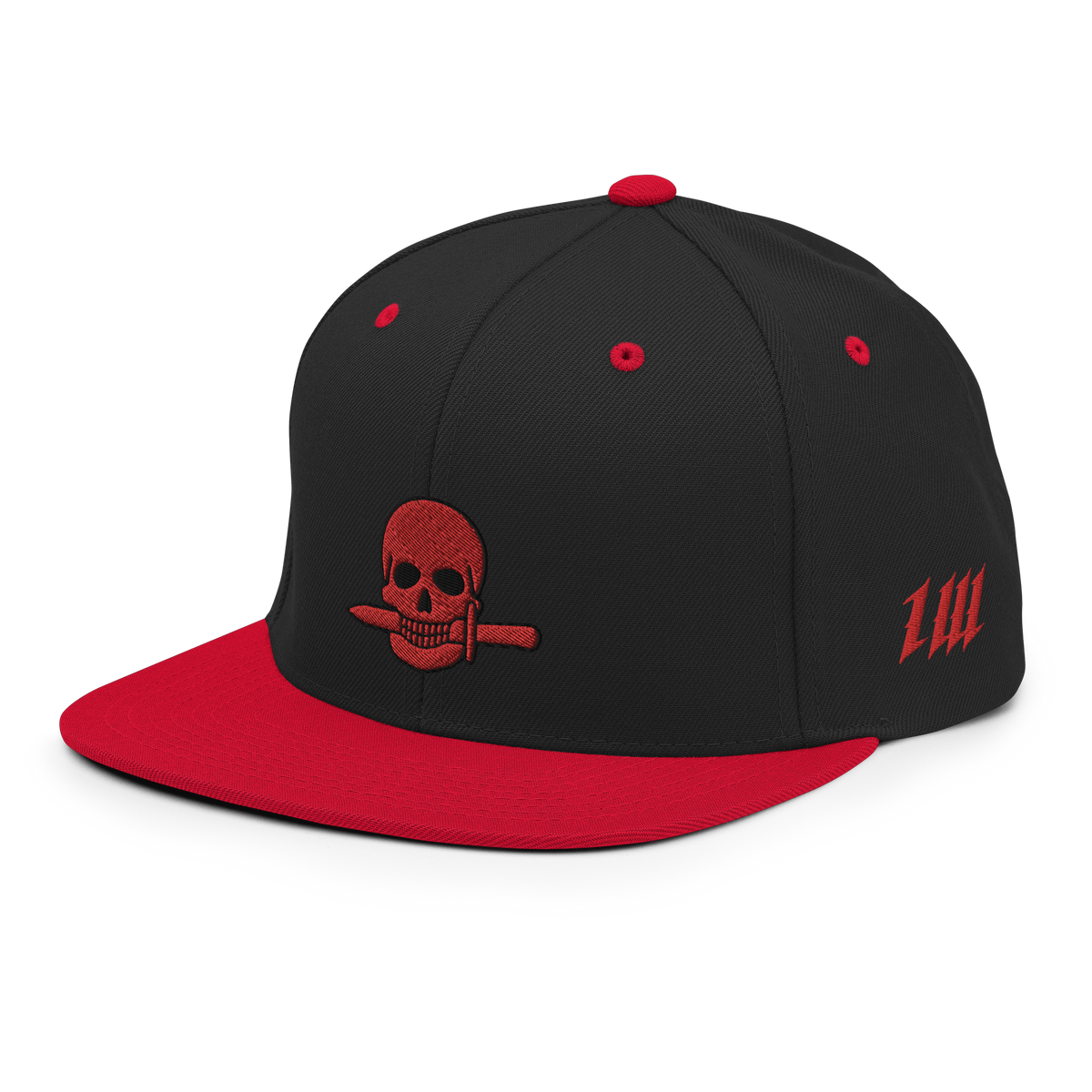 Warskull Red Snapback Inner War Strength Co