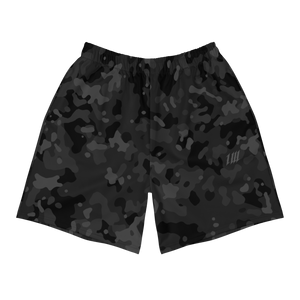 Black Camo Long Shorts