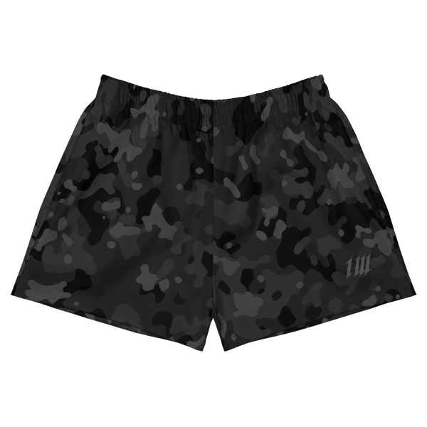 Black Camo Short Shorts