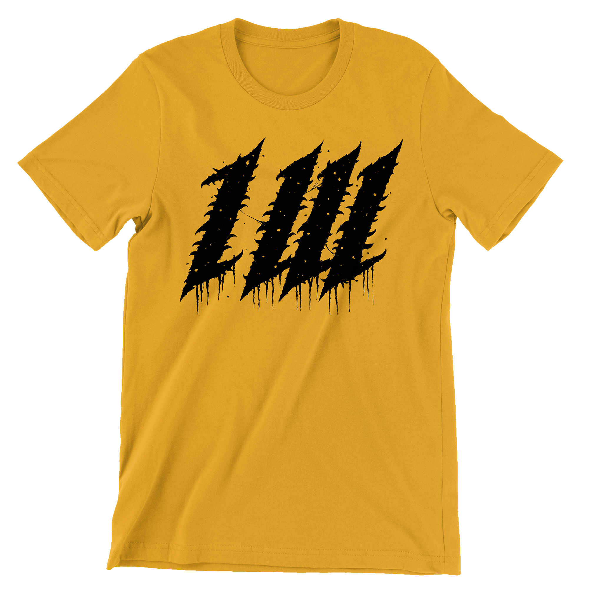 Death Metal Logo Mustard Tee