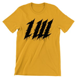 Death Metal Logo Mustard Tee