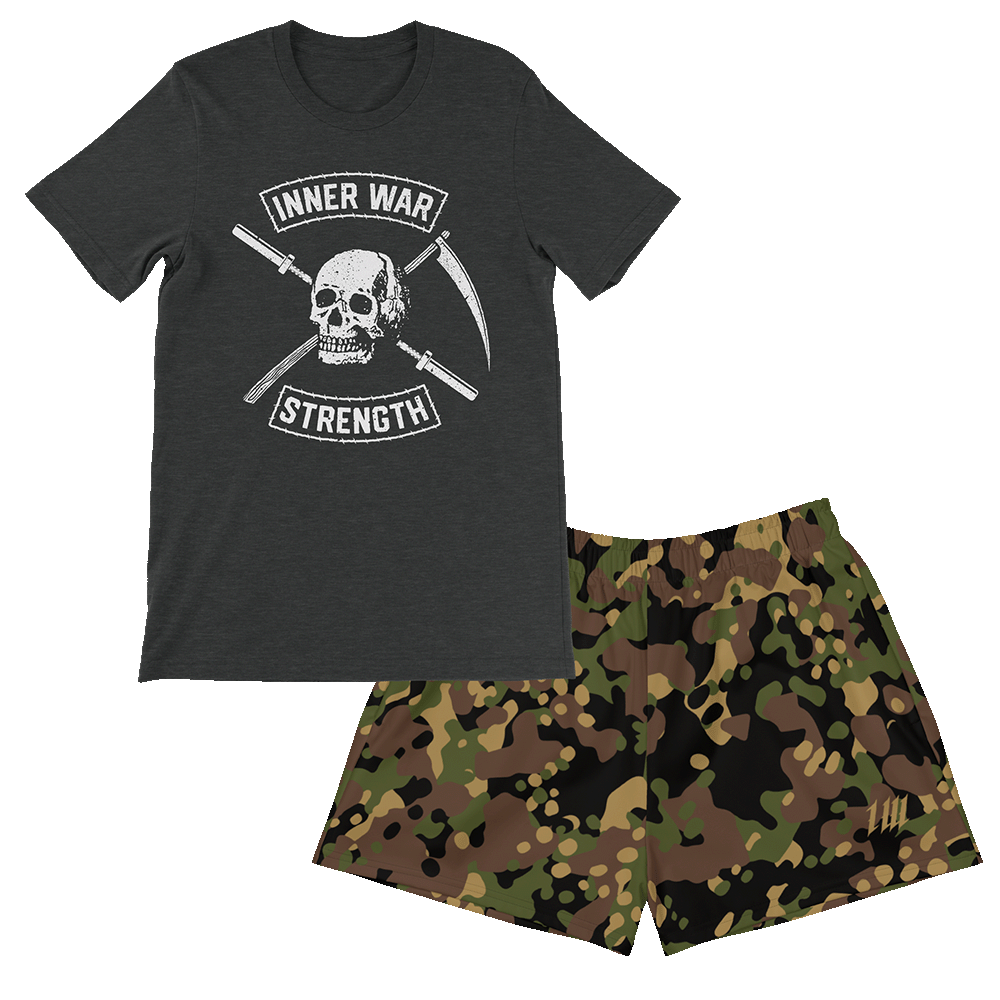 Reaper Tee + Camo Shorts Set, tee and shorts together