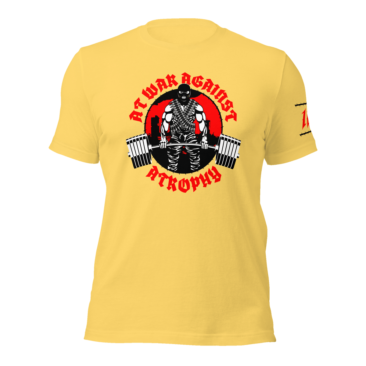 Iron Dissident Yellow Gym T-Shirt, front
