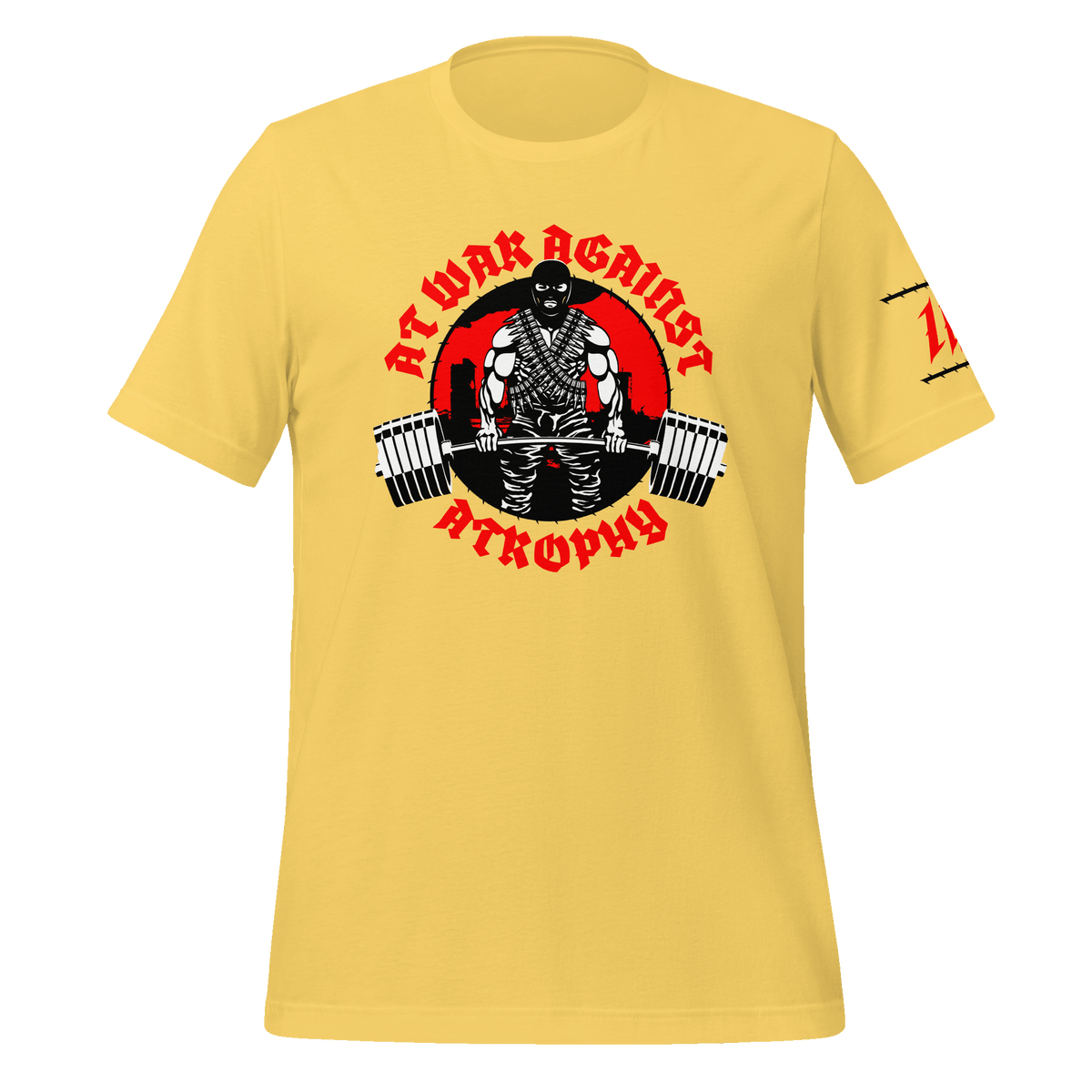 Iron Dissident Yellow Gym T-Shirt, front, second view