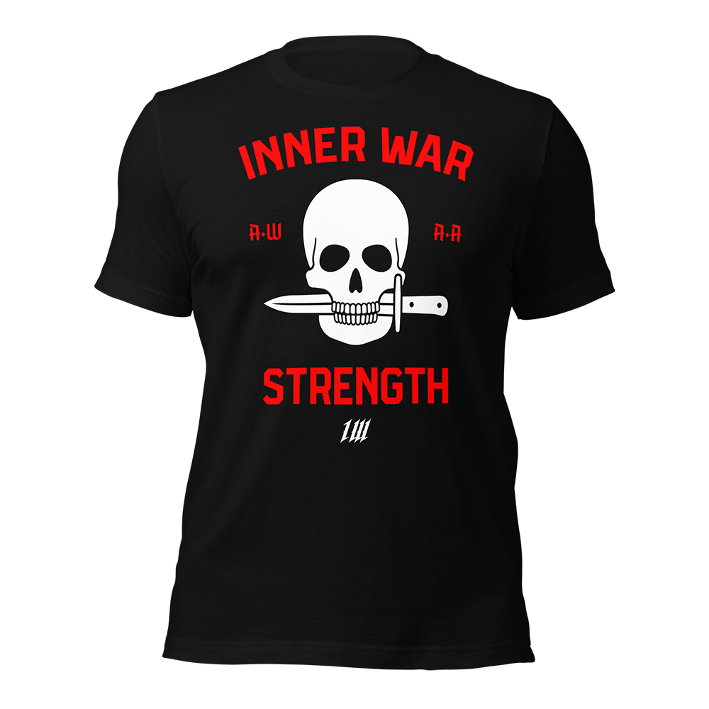 Warskull Black Gym T-Shirt, front, second view