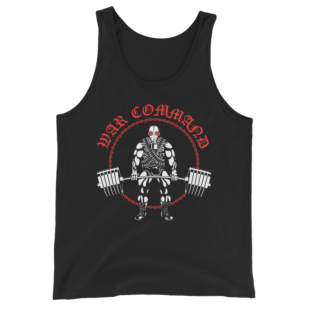War Command Black Metal Tank Top, front
