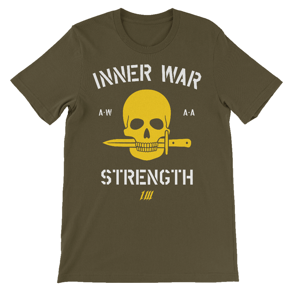 Warskull Olive Drab Gym T-Shirt, front