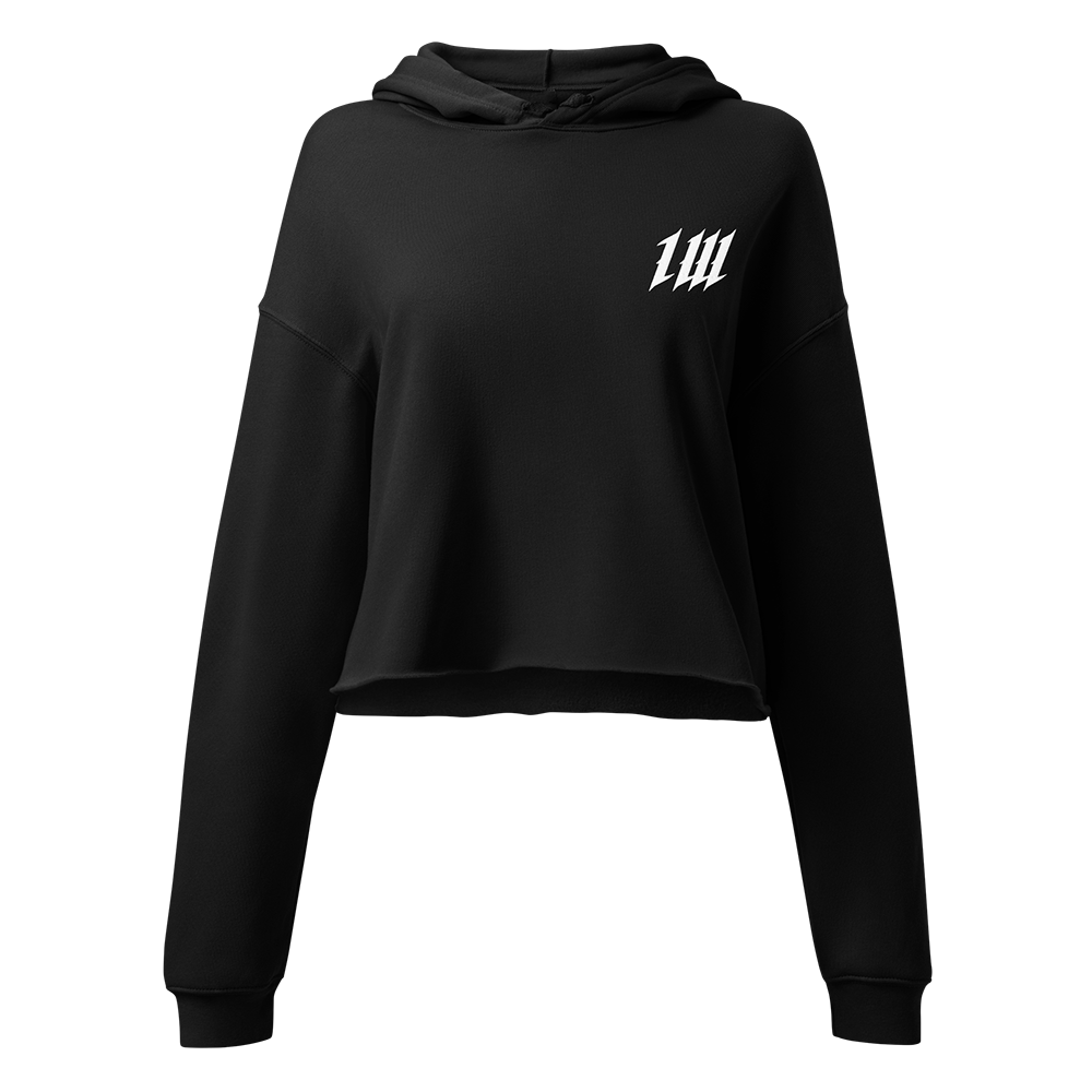 Women's Minimal Crop Hoodie, front
