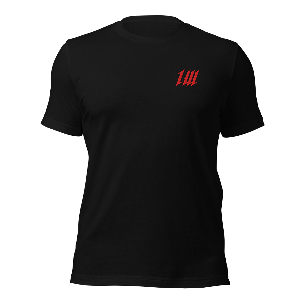 Minimal Black Gym T-Shirt, front