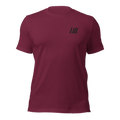 Minimal Oxblood Red Gym T-Shirt, front