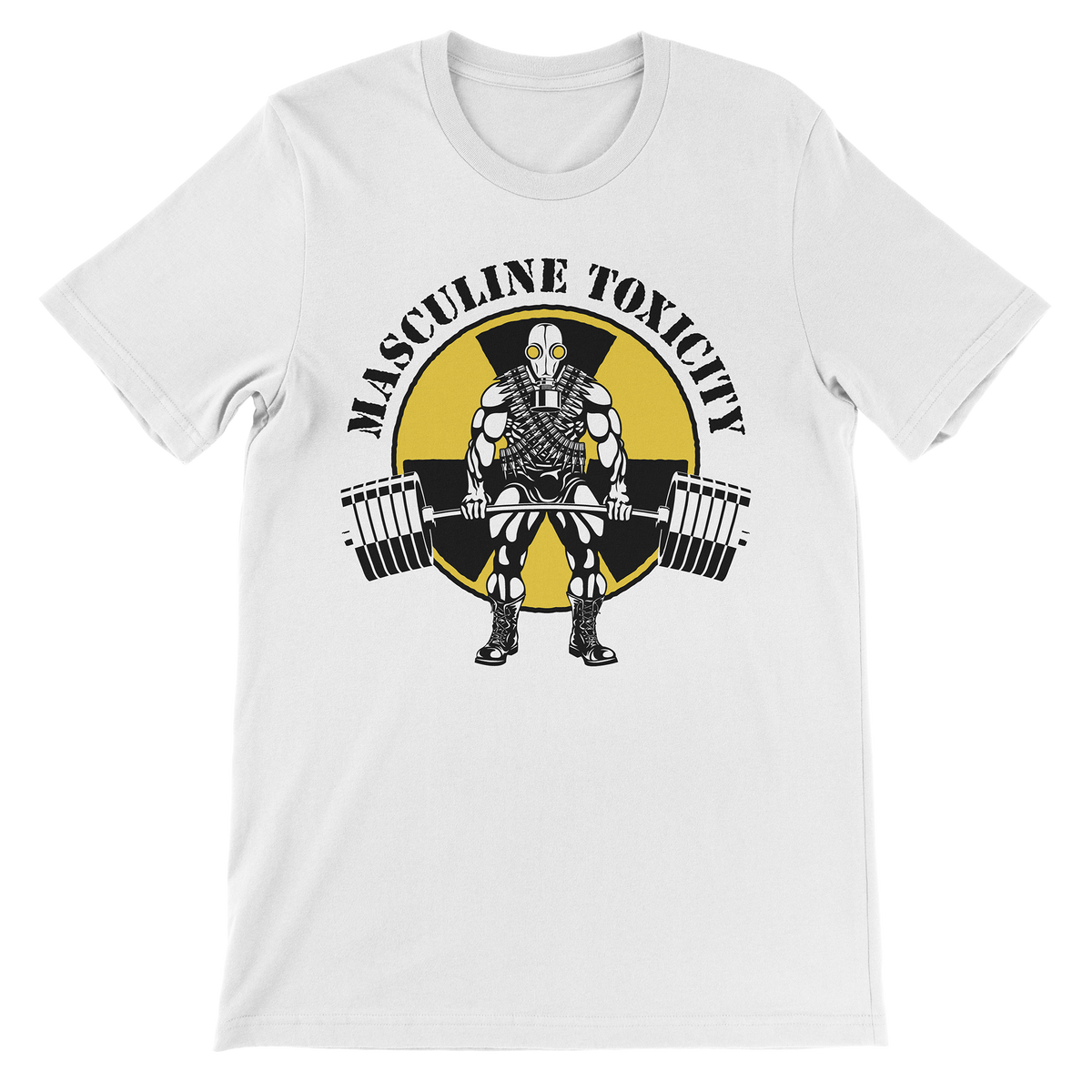 Masculine Toxicity White T-Shirt, front