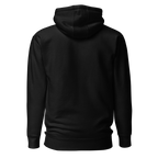 Minimal Black Gym Hoodie, back