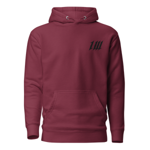 Minimal Burgundy Hoodie