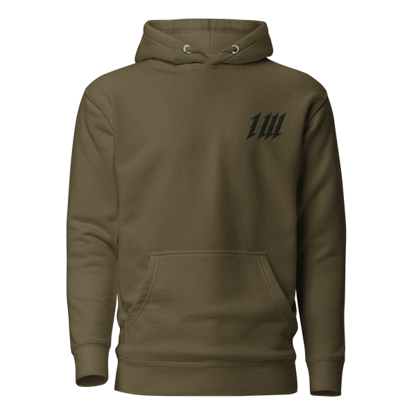 Minimal Military Green Hoodie