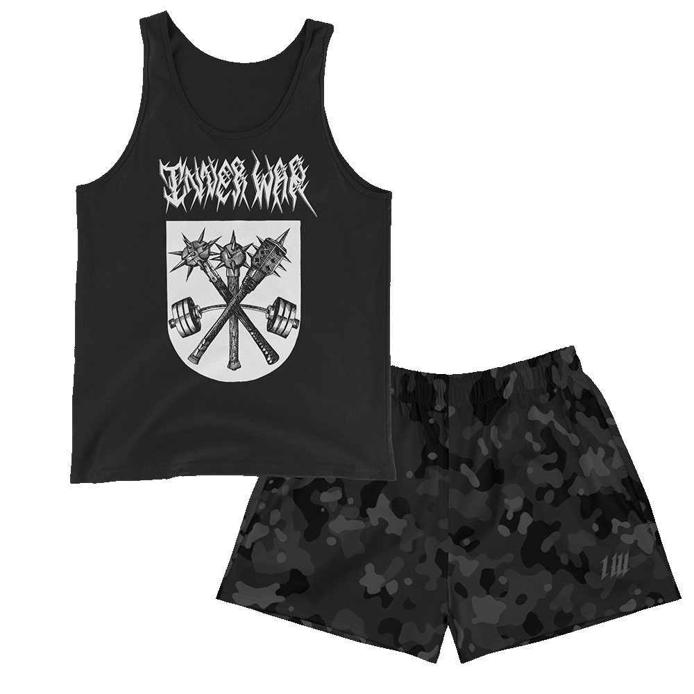 Agitator Tank + Camo Shorts Set, tank and shorts together