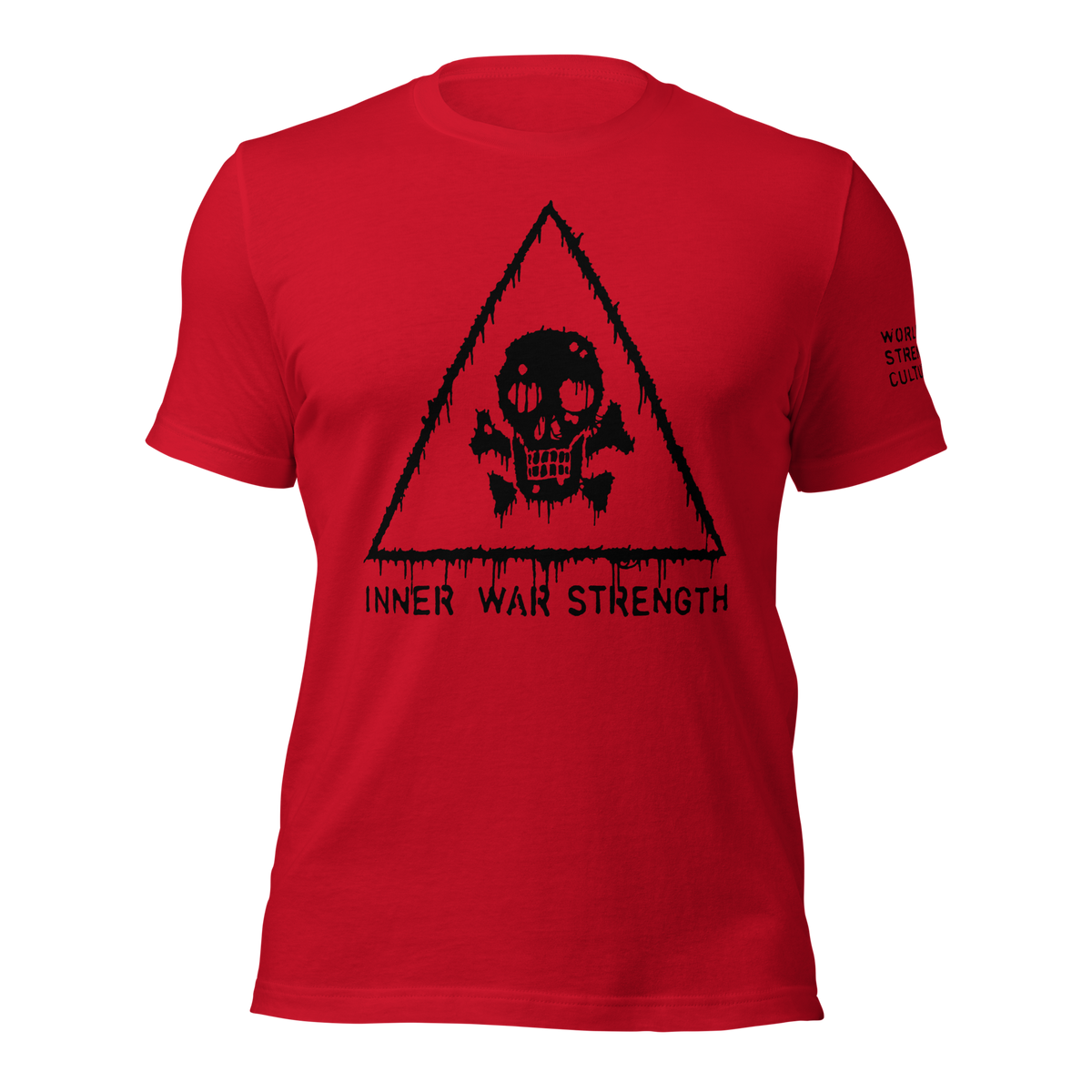 Strength Culture Red Gym T-Shirt, front