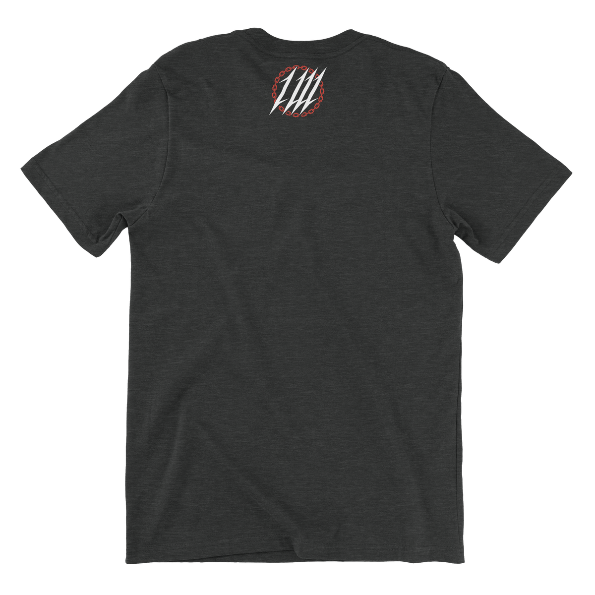Barbaric Axes Vintage Gym T-Shirt, back with Inner War monogram