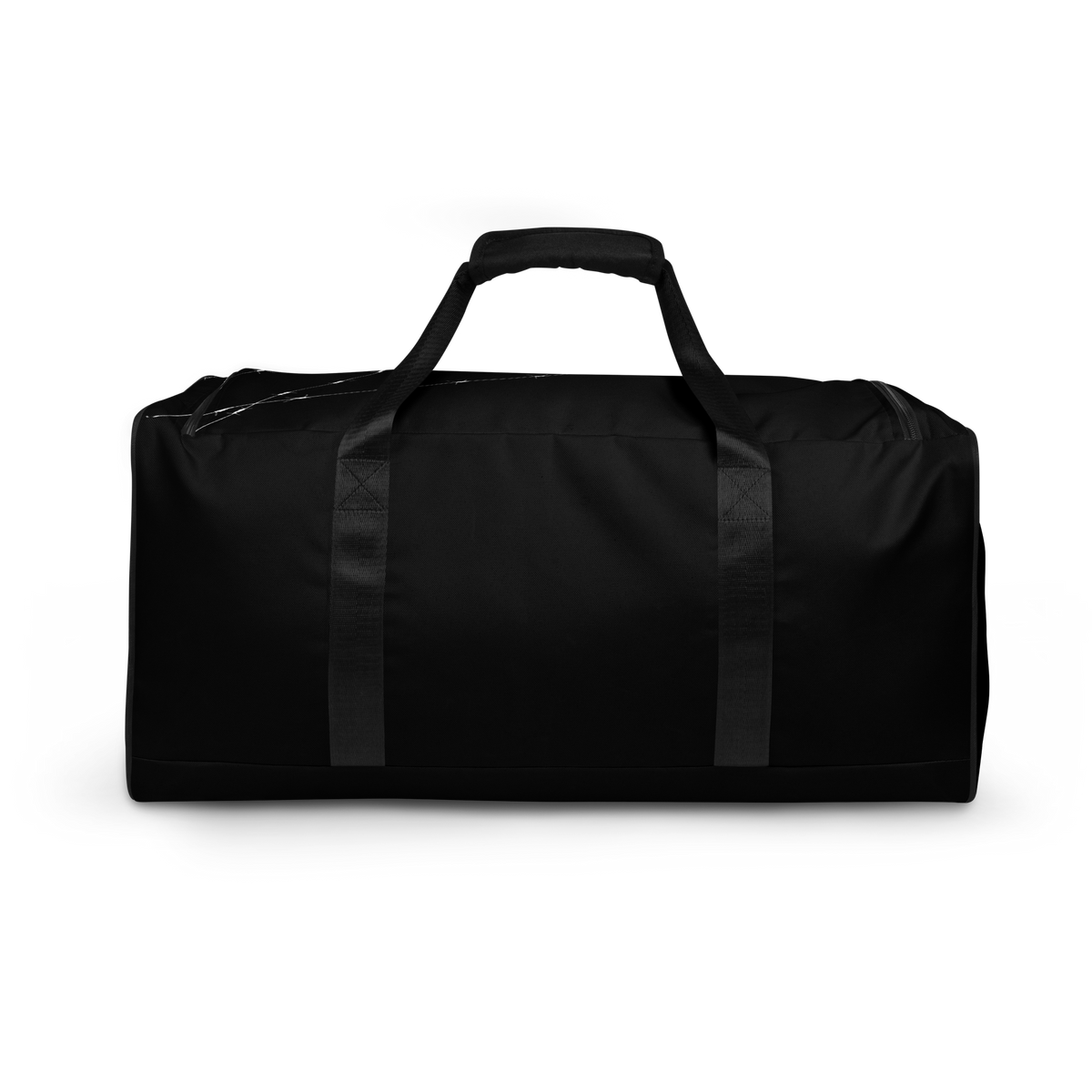 Big Black Gym Duffel Bag, back