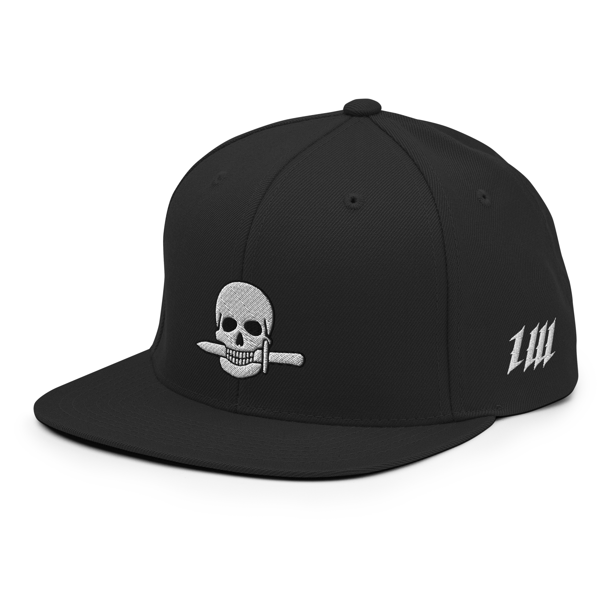 Warskull Black Snapback Hat