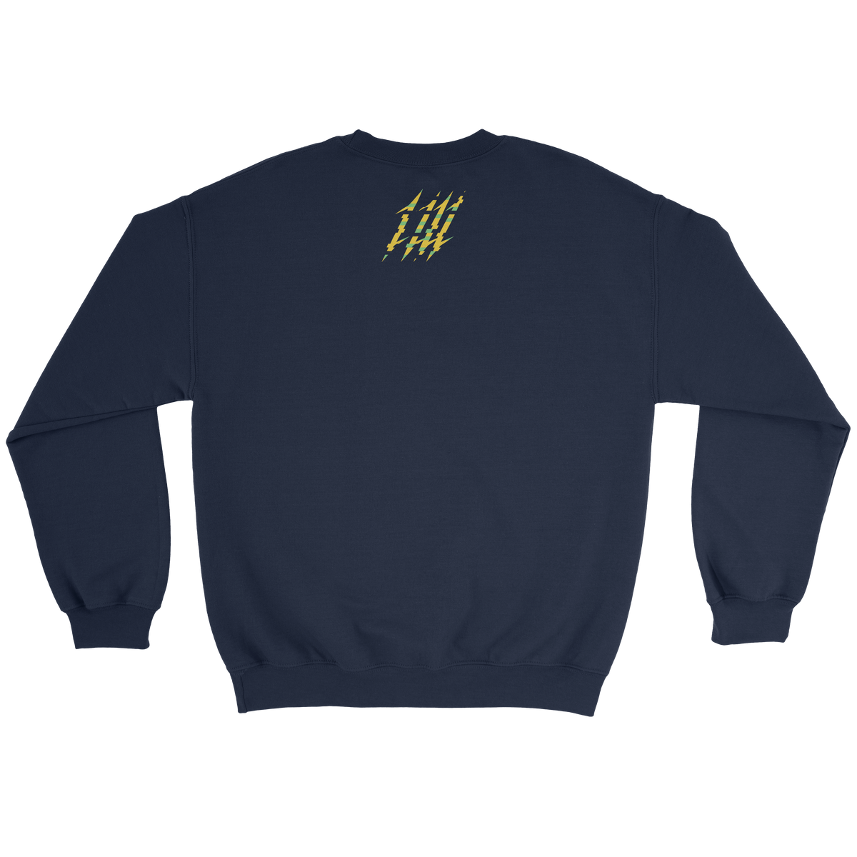 Nuked Barbarian Navy Sweatshirt, back